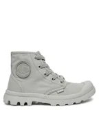 Botki damskie - Palladium Trapery 92352-093-M Szary - miniaturka - grafika 1