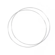 Kolczyki - Srebrne kolczyki 925 Duże Koła 90mm - miniaturka - grafika 1