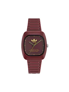 Zegarek adidas Originals Zegarek Retro Wave OneAOSY24028 Bordowy - Zegarki męskie - miniaturka - grafika 1