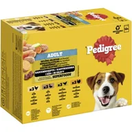 Mokra karma dla psów - Pedigree mokra karma dla psa dorosłego, multipak, wybór drobiowy, w sosie 12x100 g - miniaturka - grafika 1