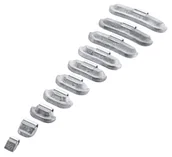 Akcesoria wulkanizacyjne - ZESTAW Ciężarki nabijane Pb do felg stalowych 5-50g - 800 szt. FIVESTARS - miniaturka - grafika 1