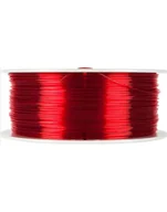 Filamenty i akcesoria do drukarek 3D - VERBATIM Filament  PETG Red Transparent 1,75 mm 1 kg - miniaturka - grafika 1