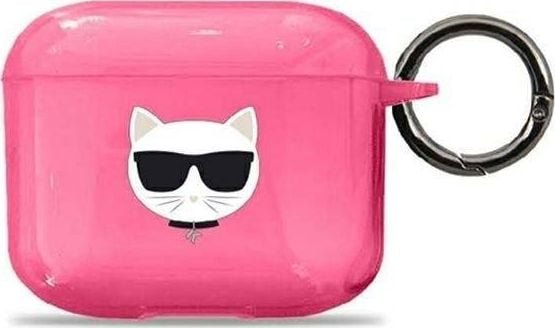 Karl Lagerfeld KLA3UCHFP Choupette do AirPods 3 różowe