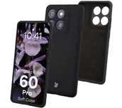 Etui i futerały do telefonów - Bizon Soft do Motorola Edge 60 Pro Czarny - miniaturka - grafika 1