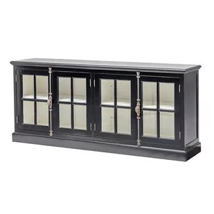 Dekoria pl pl Komoda Josephine Black 190cm 190 x 45 x 85 cm 006-990 - Komody - miniaturka - grafika 1