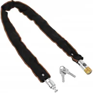 Zabezpieczenia do roweru - Sports Equipment RW19A BLOKADA ROWEROWA ŁAŃCUCH STALOWY ZAMEK CZARN uniwersalny V31AC-RW19A - miniaturka - grafika 1