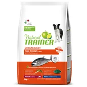 Sucha karma dla psów - Natural Trainer Medium Adult, z tuńczykiem i ryżem - 3 kg - miniaturka - grafika 1