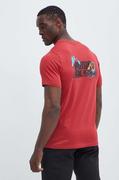 Koszulki męskie - Puma t-shirt bawełniany PUMA X ONE PIECE męski kolor czerwony z nadrukiem 624665 - miniaturka - grafika 1