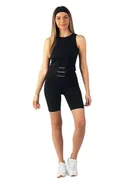 Spodenki damskie - Carlheim Women's Serenita Active Collection szorty 8", czarne, XS - miniaturka - grafika 1