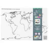 Zabawki kreatywne - Mata na stół do kolorowania wymazywalna 48x34 cm Mapa Państw Strigo PILOT SFU1014 - miniaturka - grafika 1