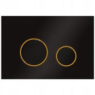 Przyciski spłukujące - KK-POL Przycisk spłukujący do stelaża M11 czarny - miniaturka - grafika 1