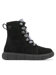 Sorel Botki Explorer III Joan 2077951011 Czarny - Botki damskie - miniaturka - grafika 1