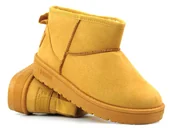 Śniegowce damskie - Buty emu, śniegowce damskie za kostkę - BIG STAR KK274289 802, camel - Big Star - miniaturka - grafika 1