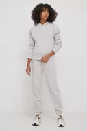 Spodnie damskie - Calvin Klein spodnie dresowe kolor szary gładkie - miniaturka - grafika 1