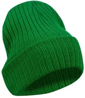 Czapki i chusty sportowe męskie - Czapka unisex Uniwersalna Beanie prażkowana dzianina - miniaturka - grafika 1