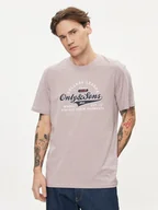 Koszulki męskie - Only & Sons T-Shirt Lenny 22028593 Fioletowy Regular Fit - miniaturka - grafika 1
