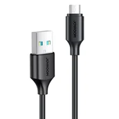 Kable USB - Joyroom kabel USB-A - Micro USB 480Mb/s 2.4A 0.25m czarny S-UM018A9 - miniaturka - grafika 1
