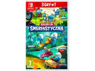 Gry Nintendo Switch - Nintendo Switch PLAION Smerfy - Smerfastyczna Kolekcja 3w1 - miniaturka - grafika 1