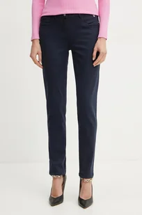 Morgan jeansy PRETTY damskie kolor granatowy PRETTY - Spodnie damskie - miniaturka - grafika 1