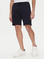 Spodenki męskie - Tommy Hilfiger Szorty sportowe Essential MW0MW37240 Granatowy Regular Fit - miniaturka - grafika 1