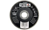 Narzędzia murarskie - YATO ŚCIERNICA LISTKOWA PŁASKA 125mm P80 YT-83274 - miniaturka - grafika 1