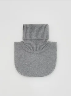 Reserved - Komin z golfem - ciemnoszary - Apaszki i szaliki damskie - miniaturka - grafika 1