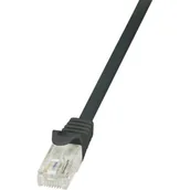Kable - Logilink Patchcord CAT 6 U/UTP EconLine 2m czarny CP2053U - miniaturka - grafika 1