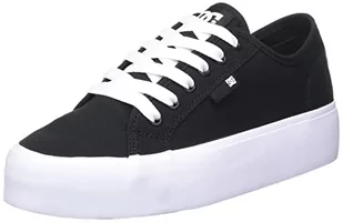 DC Tenisówki Manual Platform ADJS300280 Czarny - Półbuty damskie - miniaturka - grafika 1