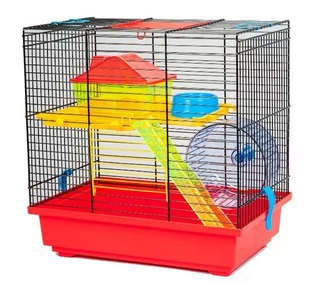 Inter-Zoo Klatka Teddy 1 37x25x38,5cm [G014] 11696 - Klatki dla gryzoni - miniaturka - grafika 1