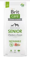 Sucha karma dla psów - BRIT CARE Care Dog Sustainable Senior Chicken & Insect 12kg - miniaturka - grafika 1