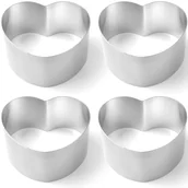 Akcesoria gastronomiczne - Hendi Rant piekarniczo-cukierniczy serce zestaw 4 szt 512456 - miniaturka - grafika 1