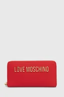 Portfele - Love Moschino portfel damski kolor czerwony JC5611PP1LKD0000 - miniaturka - grafika 1