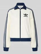 Swetry damskie - Kurtka z dzianiny z zamkiem błyskawicznym - miniaturka - grafika 1