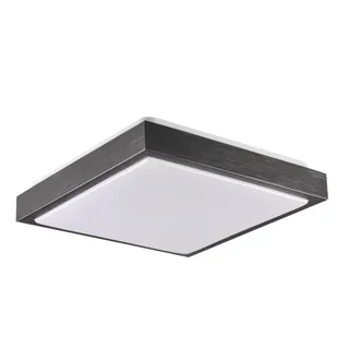 Kuchenny plafon Kazimierz 327314 Polux kwadrat czarny biały - Lampy sufitowe - miniaturka - grafika 1
