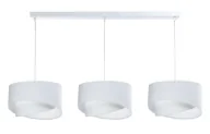 Lampy stojące - Biała skandynawska lampa wisząca nad stół - 5X S511 Isadora - miniaturka - grafika 1