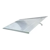 Daszki nad drzwi - Daszek STARKEDACH Straight T-160 RAL7035 z ramą aluminiową i z powłoką z poliwęglanu 1szt - miniaturka - grafika 1