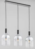 Lampy sufitowe - Alfa Vento Silver lampa wisząca 3xE27 czarna/chrom 62193 - miniaturka - grafika 1