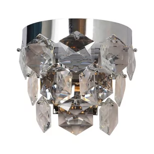 Milagro Kinkiet kryształowy designerski GRACE CHROME 2xE14 chrom ML6934 - Lampy ścienne - miniaturka - grafika 1