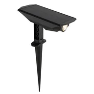Lampy ogrodowe - Gruntowa lampa solarna SOLAR 36021 Globo LED IP44 1W 3000K czarny - miniaturka - grafika 1