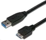 Kable USB - Kabel USB PremiumCord USB-A - microUSB 3 m Czarny (ku3ma3bk) - miniaturka - grafika 1