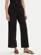 Spodnie damskie - Vero Moda Spodnie materiałowe Caia 10333796 Czarny Wide Leg - miniaturka - grafika 1