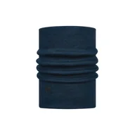 Czapki i chusty sportowe damskie - Komin wielofunkcyjny z wełny merynosów Buff Merino Heavyweight Solid Denim - miniaturka - grafika 1