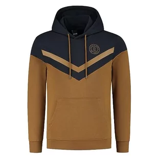 ONLY & SONS Męska bluza z kapturem Onsnewwagner Reg Sweat Hoodie Cs, Pomarańczowa ochra, S - Bluzy męskie - miniaturka - grafika 1