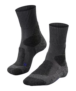 Falke damskie TK1 fajne skarpety trekkingowe - sportowe Performance tkaniny, szary (melanż asfaltowy 3180), UK 2,5-3,5 (rozmiar producenta: 35-36), 1 para 16112 - Skarpetki damskie - miniaturka - grafika 1
