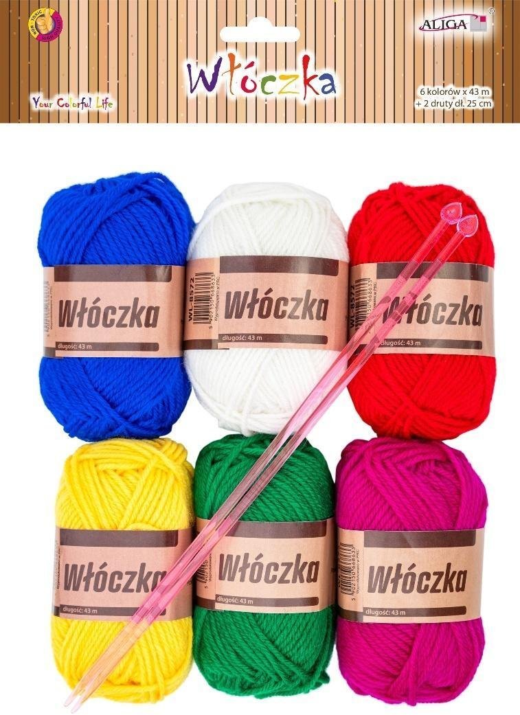 Craft with Fun Włóczka Kolorowa Mix A WL-8