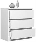 Komody - Komoda Biała York 70 3 Szuflad -producent - miniaturka - grafika 1
