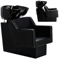 Myjki fryzjerskie - Myjnia myjka fryzjerska barberska do salonu fryzjerskiego barberskiego Tina ruchoma ceramiczna misa armatura bateria słuchawka - miniaturka - grafika 1