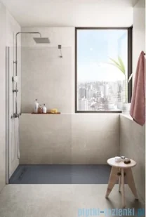Roca Aquos 100x90cm brodzik prostokątny konglomeratowy cafe AP6013E838401660 | - Brodziki prysznicowe - miniaturka - grafika 4