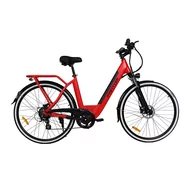 Rowery elektryczne - Rower elektryczny FANTOM Trendy, 18”, 10Ah, czerwony - miniaturka - grafika 1