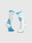 Skarpetki dla dzieci - 4F Skarpety narciarskie dziewczęce - turkusowe 38-40 - miniaturka - grafika 1